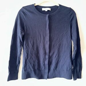 Loft Women’s Navy Blue Cardigan Size: MP